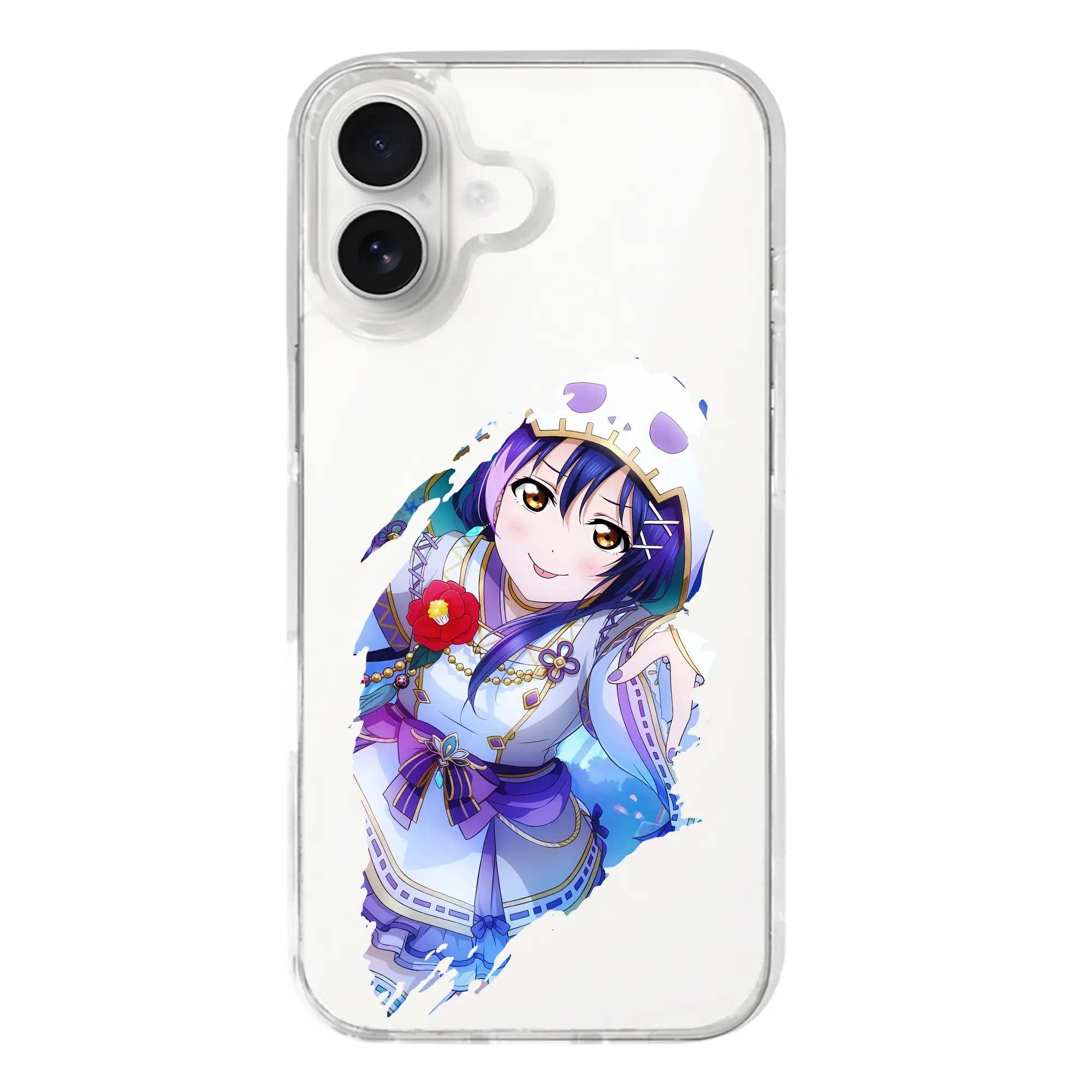 Love Live! グッズ,園田海未 - iPhone 17シリーズ 透明スマホケース – 薄型・耐衝撃・精密フィット保護カバー